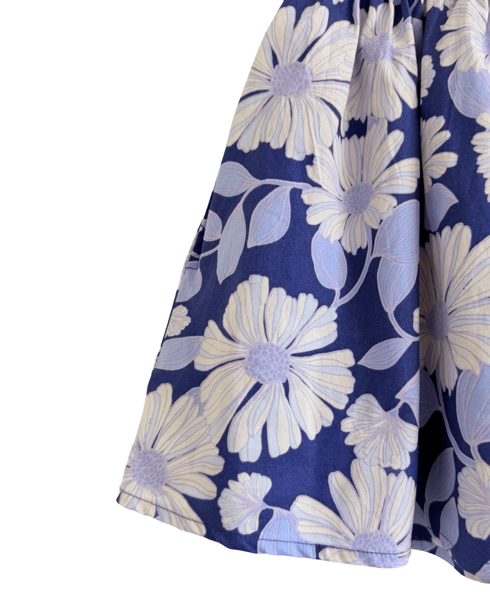 Indigo Garden Mini Skirt - Sur La Vague