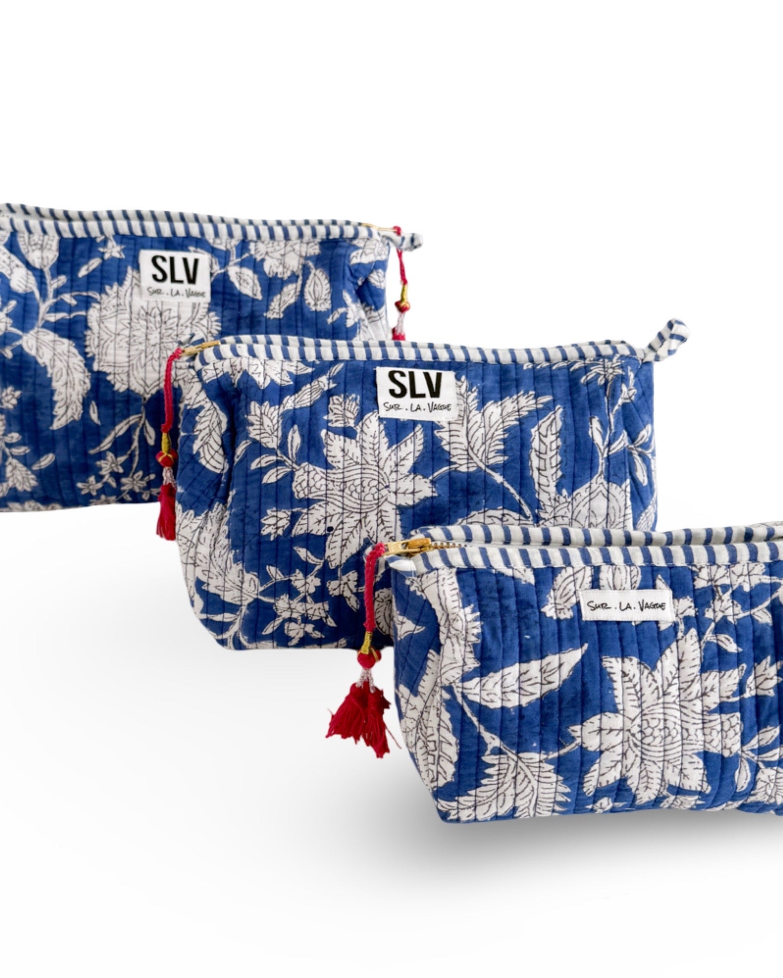 Indigo Pouch Set - Sur La Vague