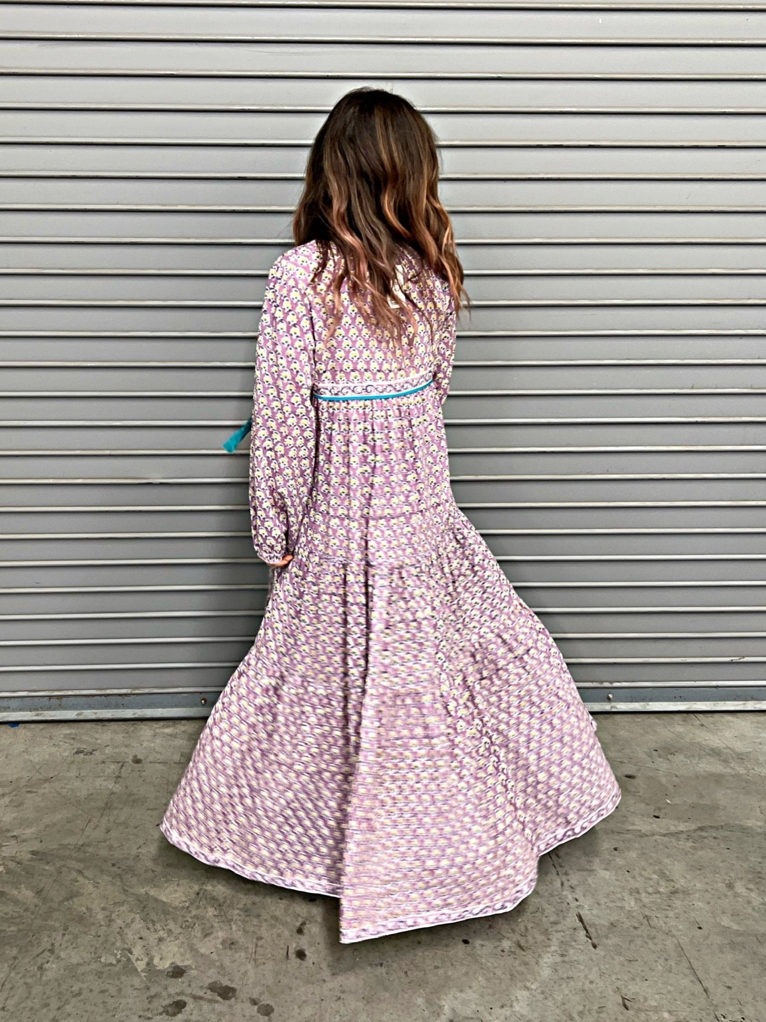 Cotton Caftan Dress Flowy Boho Loungewear | Sur La Vague Cotton Caftan Dress Flowy Boho Loungewear | Sur La Vague
