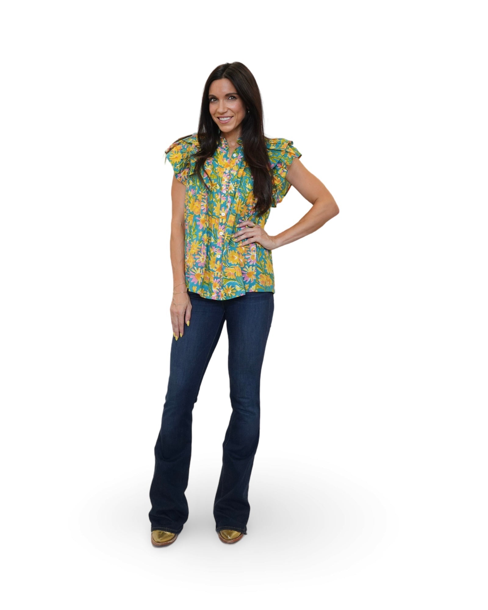 Jane Pintuck Blouse - Sur La Vague
