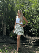 Let's Roll Panel Mini Skirt - Sur La Vague
