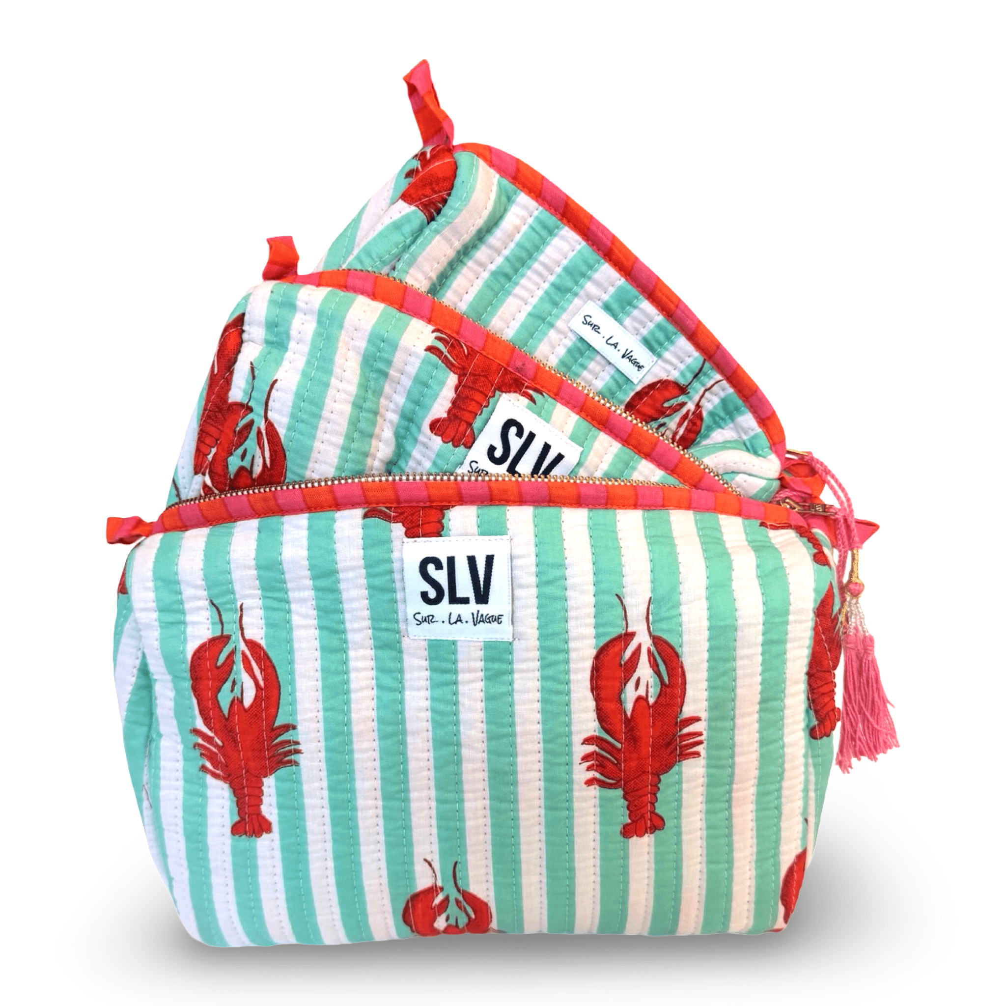 Mint Lobster Pouch Set - Sur La Vague