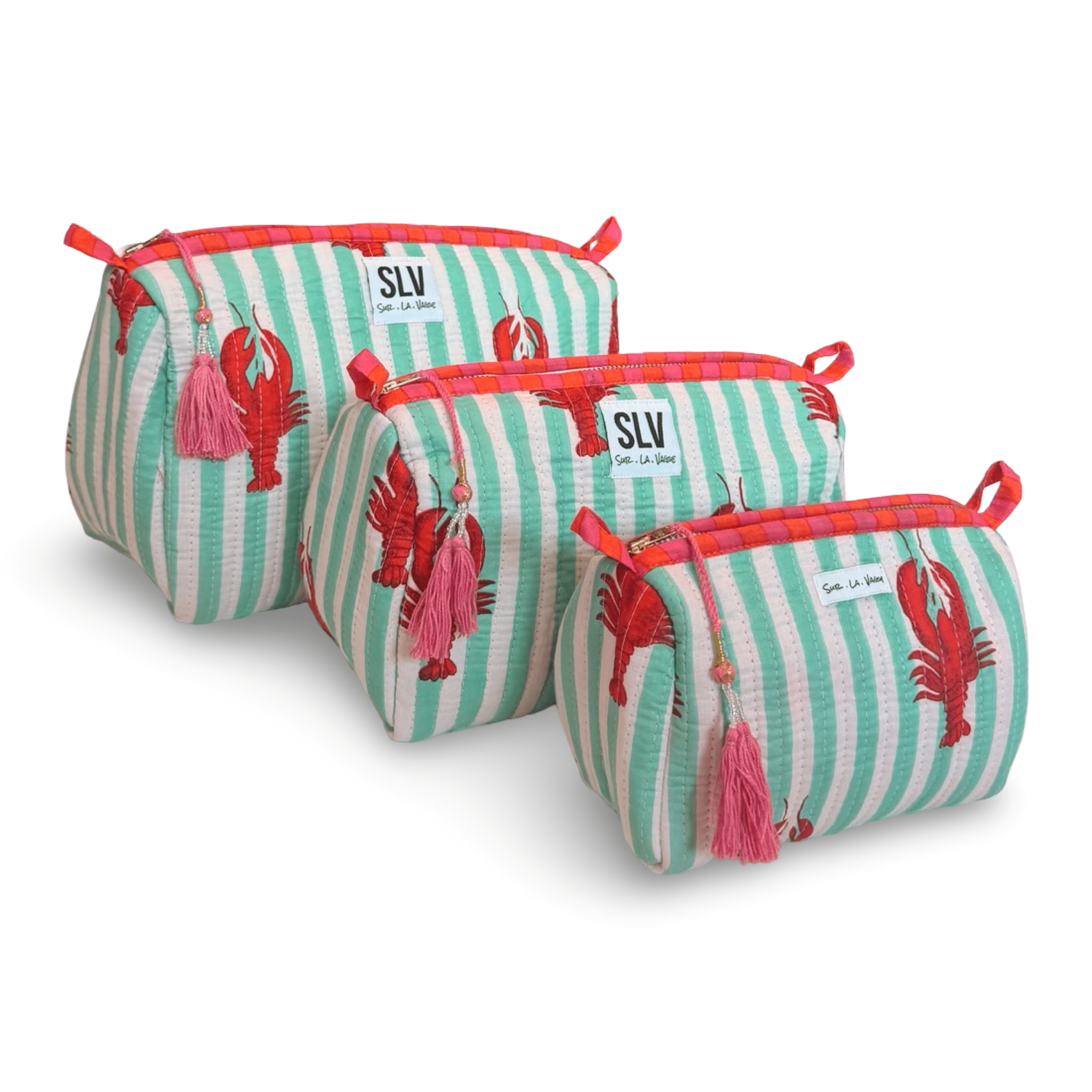 Mint Lobster Pouch Set - Sur La Vague