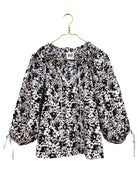 Moonlight Tie Blouse - Sur La Vague