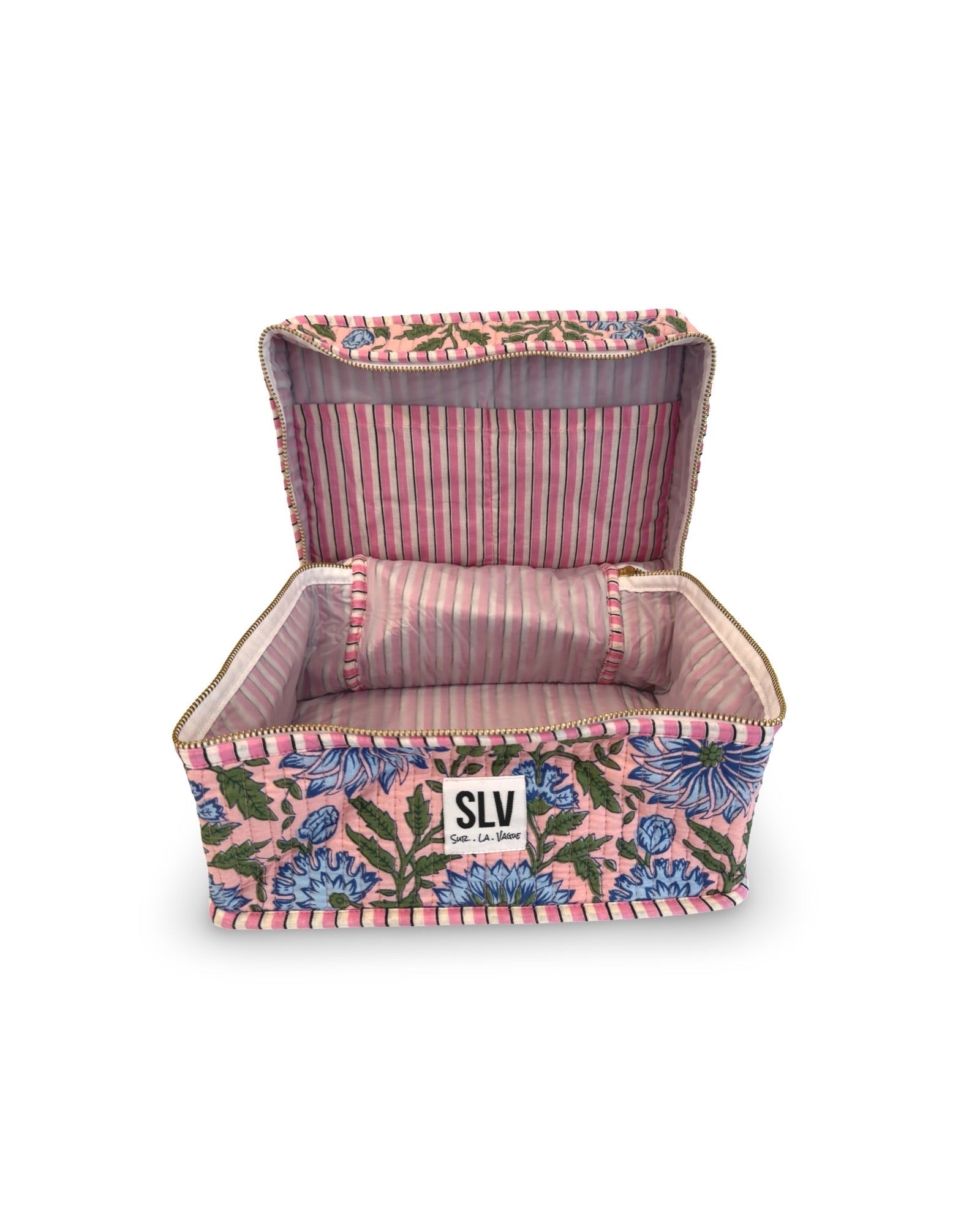 Peony Flat Lay Makeup Bag - Sur La Vague