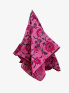 Pink Floral Cotton Dinner Napkins - Sur La Vague