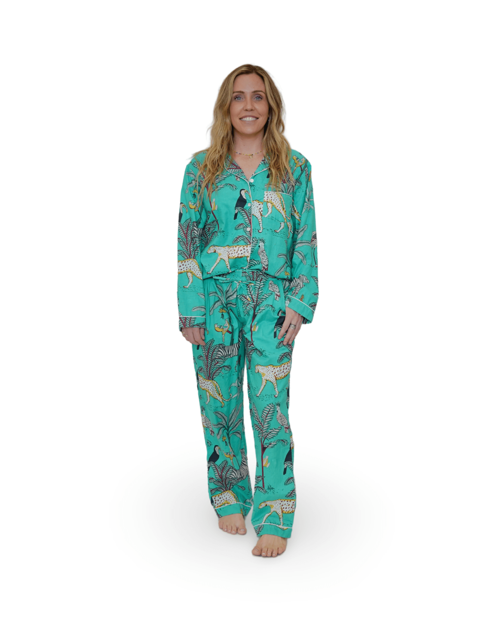 Safari Pajama Pant Set - Sur La Vague