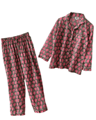 Strawberry Pajama Pants Set - Sur La Vague