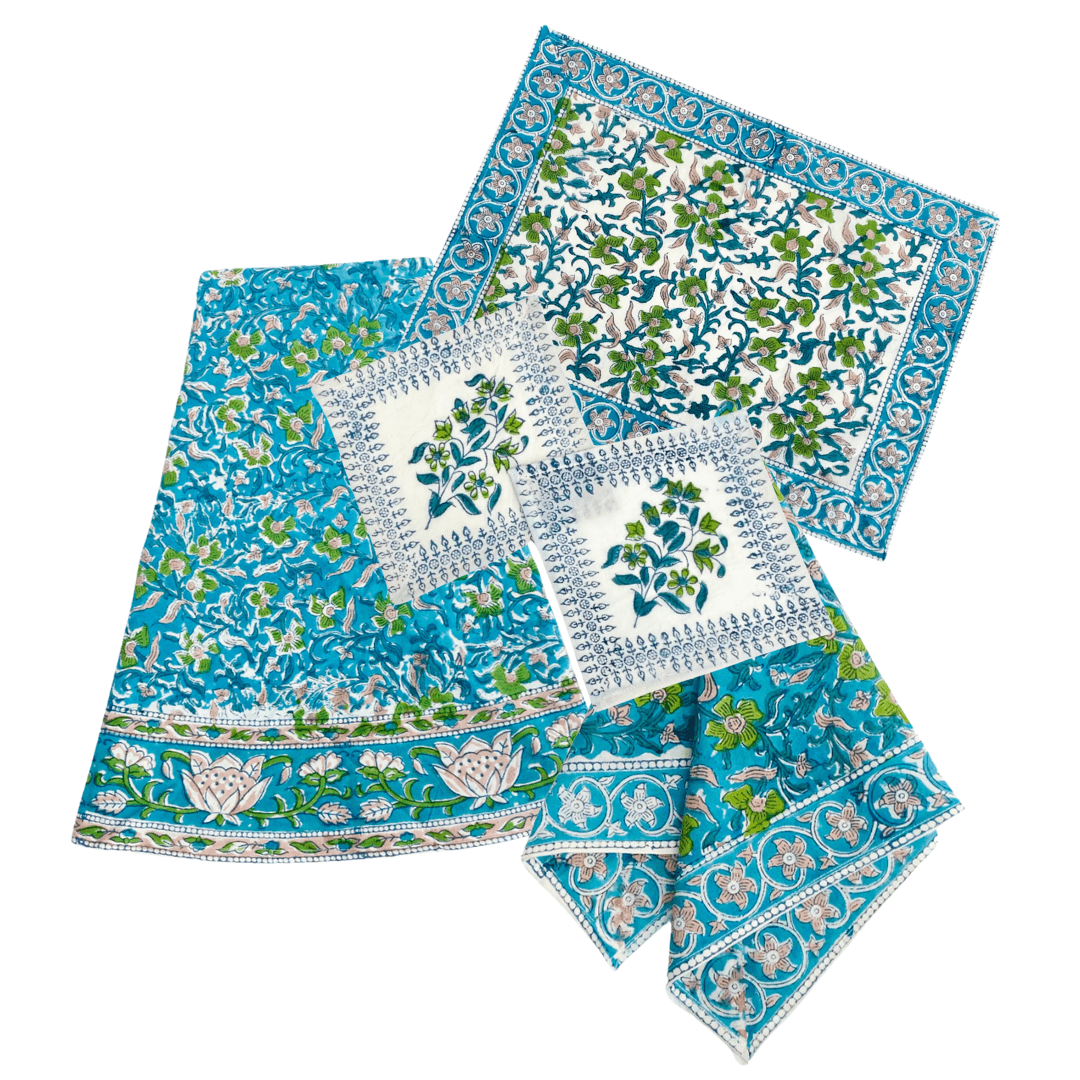 Teal Tabletop Collection - Sur La Vague