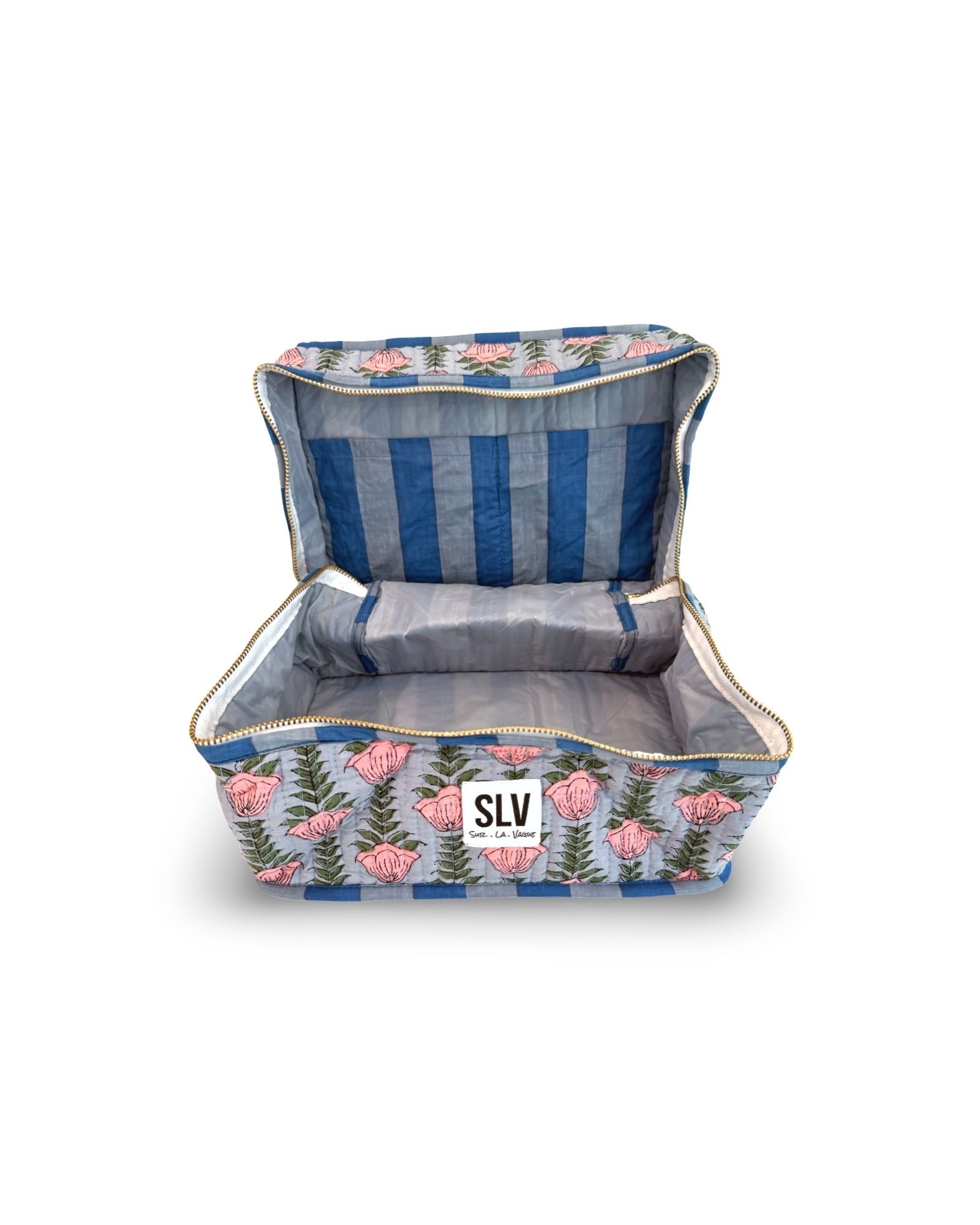 Wisteria Flat Lay Makeup Bag - Sur La Vague