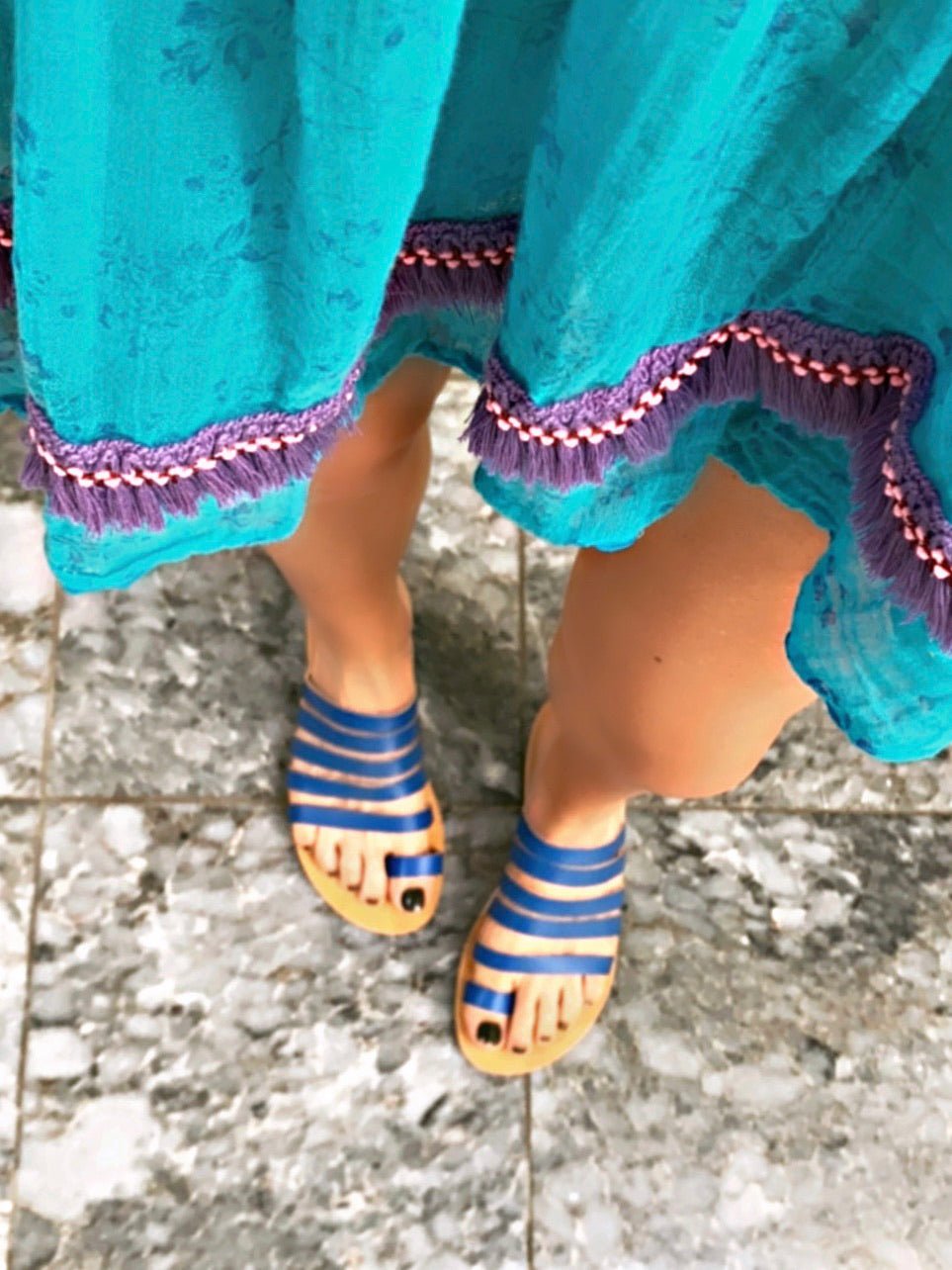 Cobalt Maya Sandal - Sur La Vague