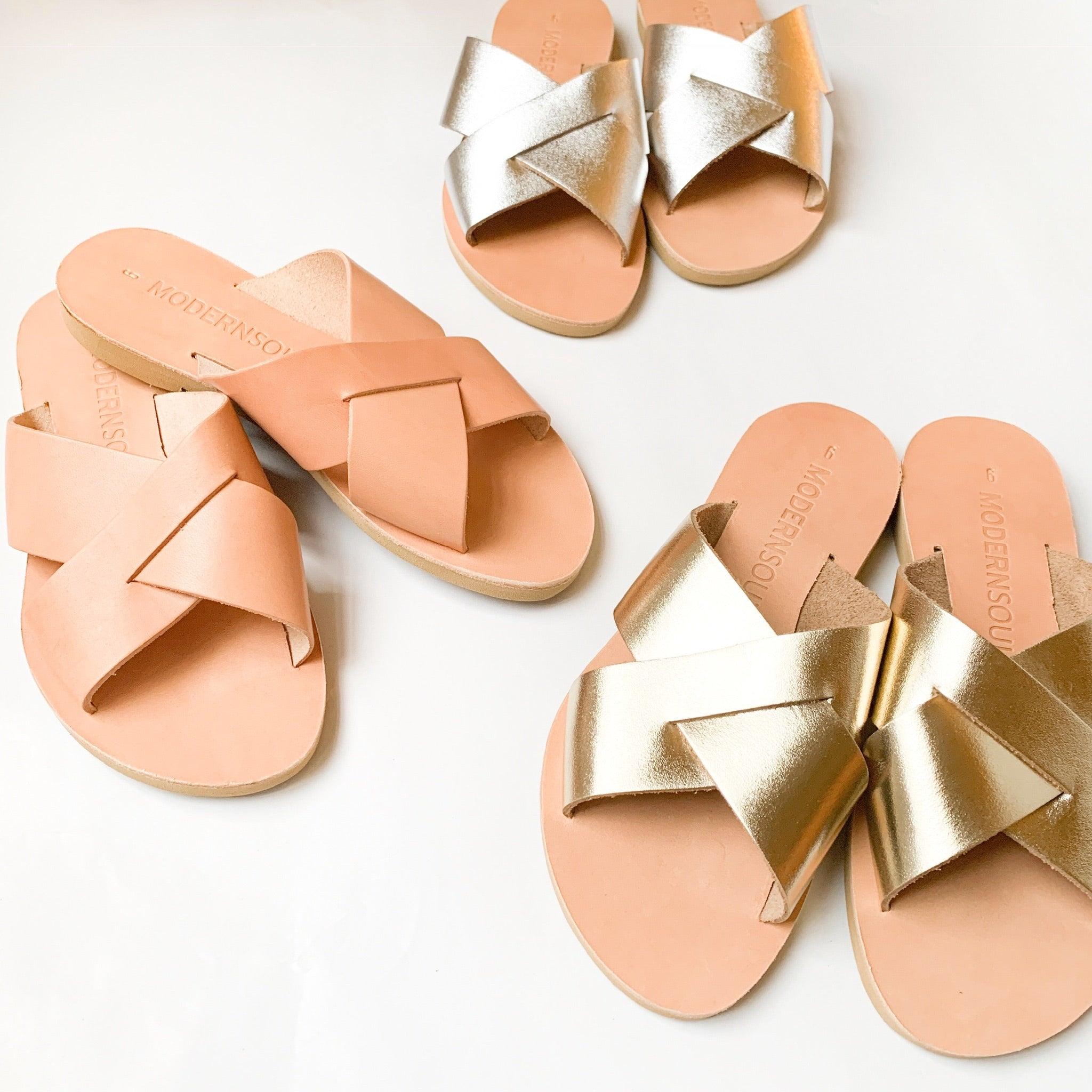 Gold Helena Sandal - Sur La Vague