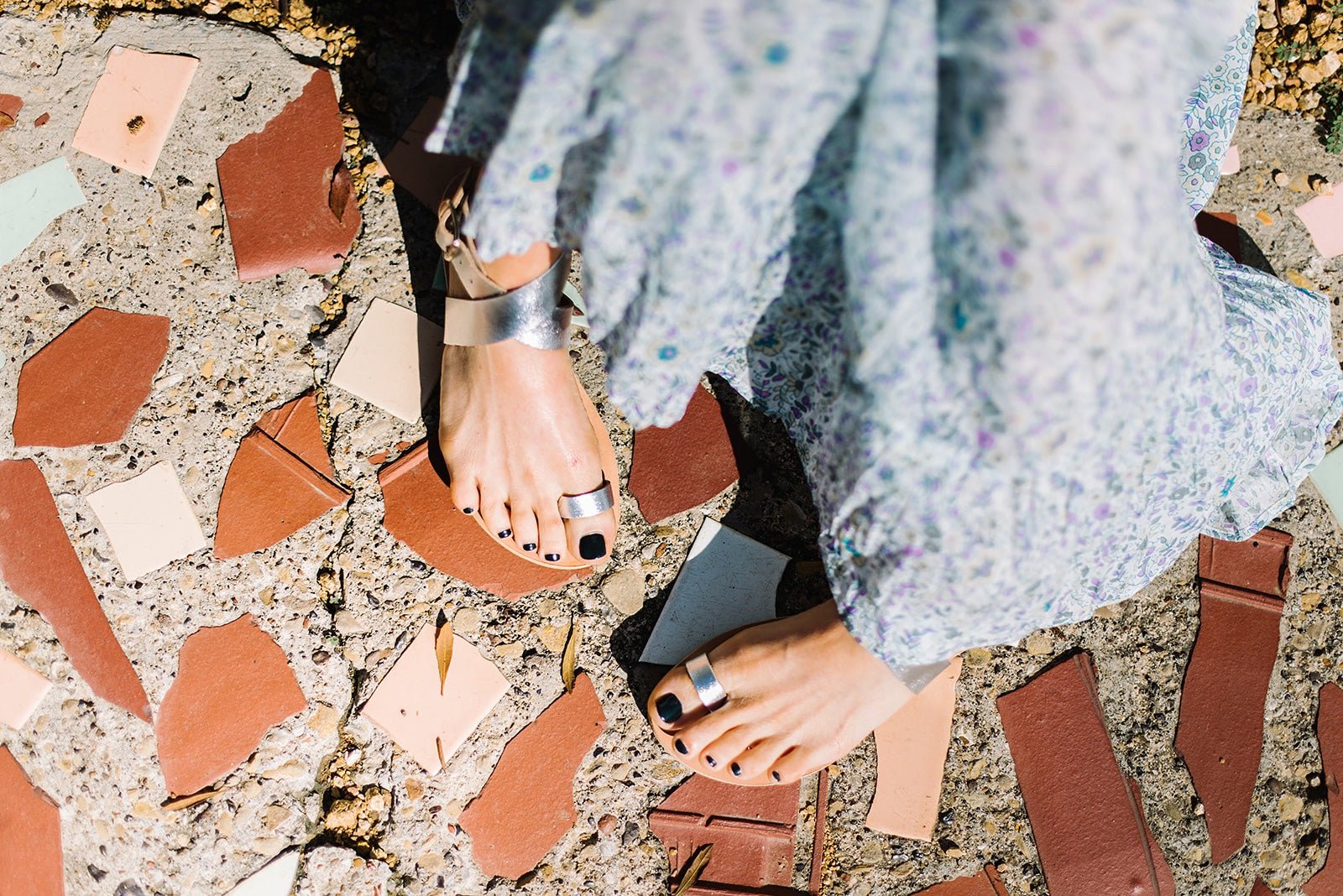 Silver Zoie Sandal - Sur La Vague